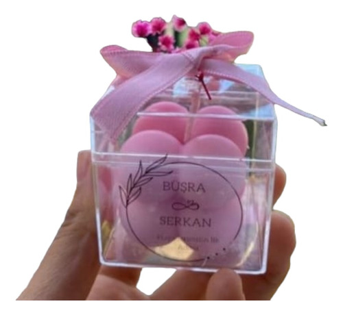 Kit 30 Unidades Velas Bubble Aromaticas Personalizada 