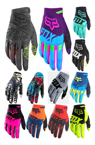 Guantes Fox Moto Cross Ciclismo Bici Mtb Rzr Dh Varias Talla