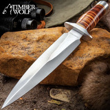 Cuchillo Timber Wolf Fighter Hunter Caceria Montañismo 