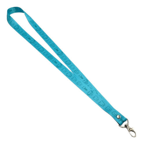 Lanyard Clínico Estampado Odontología Celeste - Aurísima ®