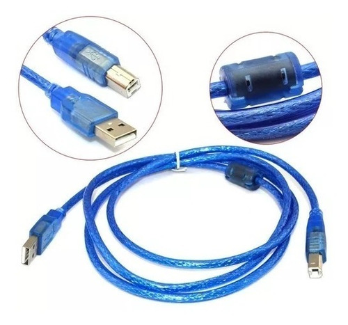 Cable Usb A Y B 5 Metros Impresora Hp Epson Samsung Lexmark