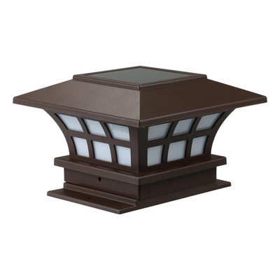 1w Energía Solar Led Jardín Patio Bolardo Pilar Luz | Envío gratis