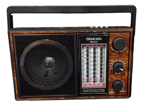 Bocina Retro Con Radio Am/fm Con Bluetooth Link Bits, Rd-231