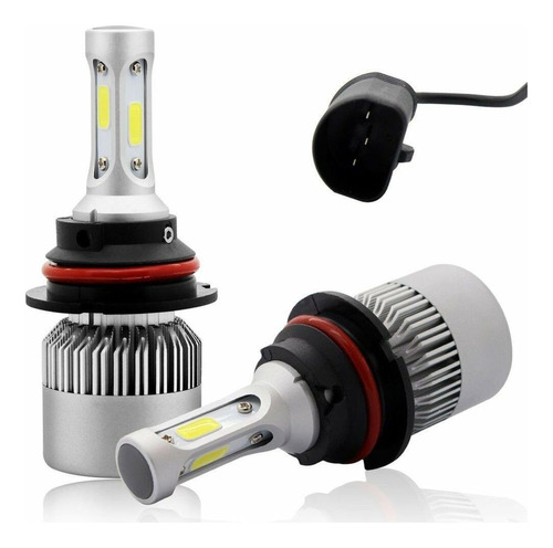 Kit De Faros Led H13 De 4 Lados, 6000 K, Blanco, Luces Bajas