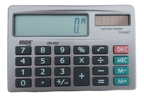 Mini Calculadora Sencilla De Mano Super Delgada + Estuche 