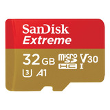 Tarjeta De Memoria Micro Sd Sandisk Extreme 32gb Sdhc