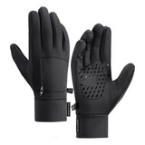 Guantes De Forro Polar Antideslizantes, Impermeables, Con Pa