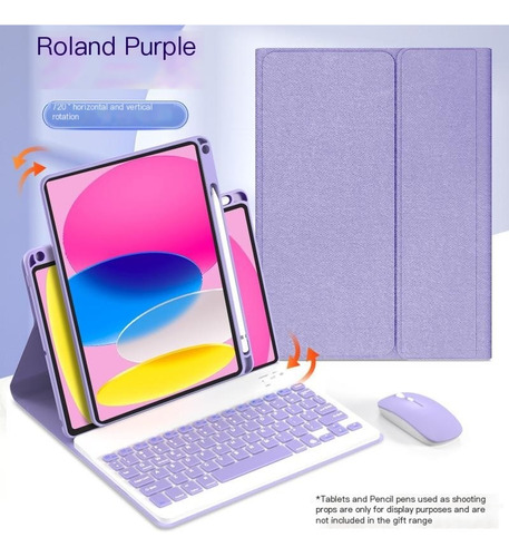 Funda Teclado Mouse Para iPad 6th/5th Air2 9.7 Pulgadas Ñ