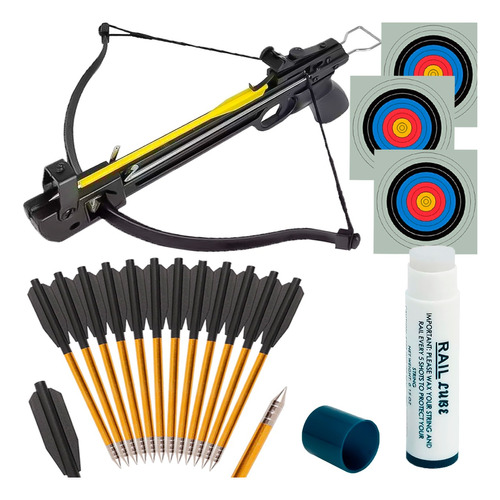 Mini Besta Camel 50 Lb + 12 Setas Al8050 + Cera Vx + 5 Setas Nylon Crossbow Mk-50a1 ( Envio Imediato / Pronta Entrega )