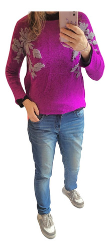 Sweater Mohair Bordado