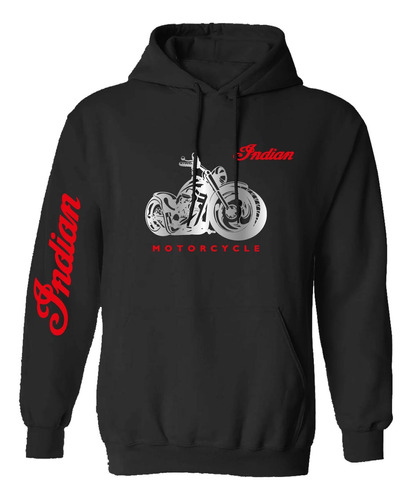 Sudadera Mod Indian Motorcycle Estampado Reflejante