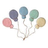 (1 #mold) Globos De Fieltro De Lana Para Bebés Que Decoran F