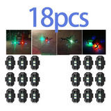 Mini Dron Moto 18 Uds Luz Estroboscópica 7 Colores