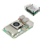 Raspberry Pi 5 Active Cooler Con Soporte Acrilico Compatible