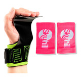 Kit Hand Grip Legacy Skyhill Colors E Munhequeira Suor Rosa