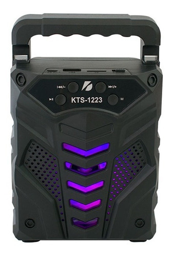 Parlante Portátil Bluetooth Radio Retroiluminado Led Kts1223