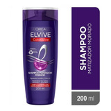 Shampoo Elvive Matizador Morado 200 Ml