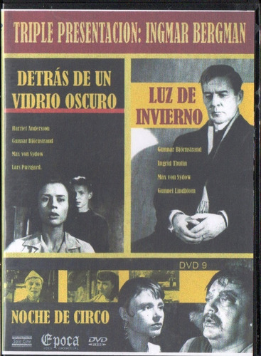Ingmar Bergman Detras De Un Vidrio Oscuro Luz Invierno N Dvd