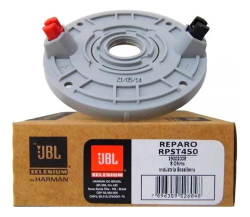 Reparo Super Tweeter Jbl Selenium St450 Trio 8 Ohms Original