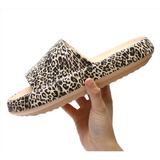 Sandalias De Cómodas Y Antideslizantes Estampado De Leopardo