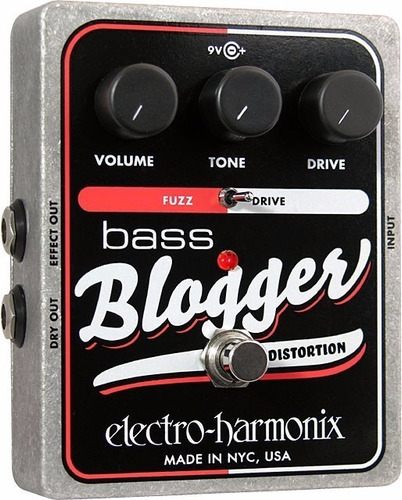 Pedal P/ Bajo Electro Harmonix Bass Blogger Distortion Fuzz