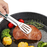 Pegador Multiuso Em Aço Inox De Cozinha Carne 23cm Salada