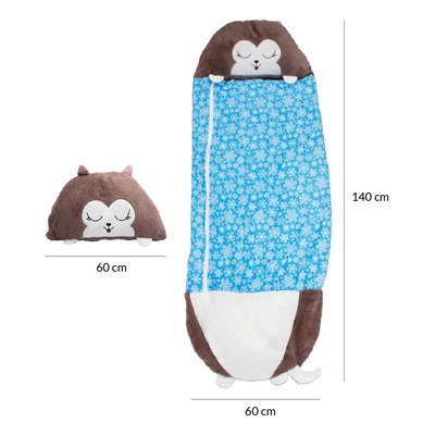 Saco De Dormir Plegable Y Almohada Para Niños Perro Color Azul claro Ubicación de la cremallera Derecho | Meses sin interés