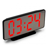 Relógio Mesa Led Digital Espelhado Despertador Vst-888