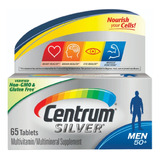 Centrum Silver Hombres 50+ Multivitaminico 65 Pastillas Sabor N/a