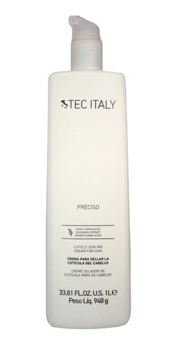 Tec Italy Preciso Crema Selladora De Cutícula Capilar 1 L