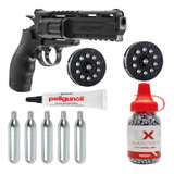 Kit Umarex Brodax Revolver Co2 Bbs Metal .177 395fp Xchws P