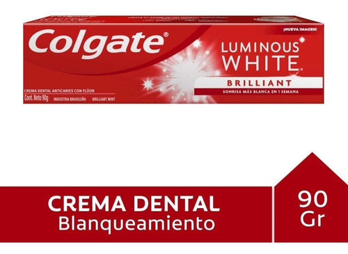Pasta Dental Colgate Luminous White 90 G