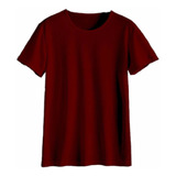 Camisetas Colores Basicos 100% Algodon No Desechable Moda