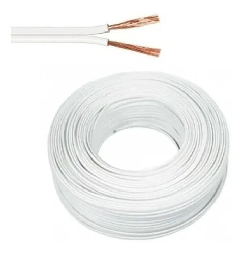 Cable Bipolar Blanco 2x2.50mm Rollo 10 Mts Pronto Electrica