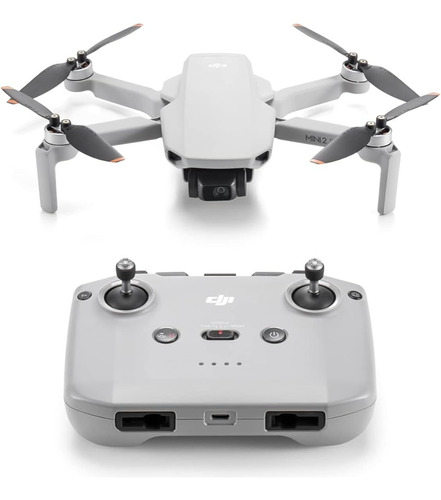 Mini Drone Dji Mavic Mini 2 Gps 4k Gray Combo 03 Bat + Bag