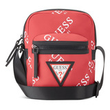 Bolso Para Cámara Con Logo Guess Originals, Rojo