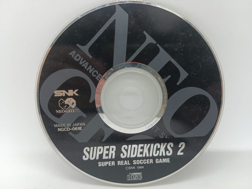 Futebol Super Sidekicks 2 Neo Geo Cd Original Mídia Física