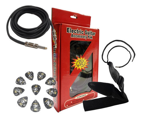 Pack De Accesorios Para Guitarra Electrica