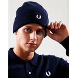 Beanie Fred Perry Navy / White 100% Original 