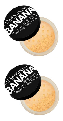 Polvo Traslúcido Banana / Fijador De Maquillaje Kleancolor