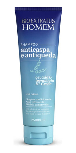 Shampoo Bio Extratus Homem Anticaspa E Antiqueda 250ml