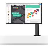 LG 27qn880-b Monitor Ergo Ips Qhd (2560x1440) De 27  Con 