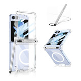 Funda Con S Pen Protector De Bisagra Para Galaxy Z Flip 5 