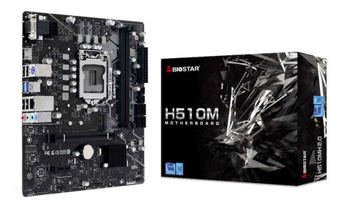 Placa Mãe Biostar H510mh 2.0 Micro Atx Ddr4 Lga 1200