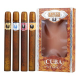 Set Lociones Cuba Classic 4 Pzas De 30 Ml