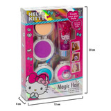 Set Juego Pinta Cabello Mechas Glitter Hello Kitty Juguete