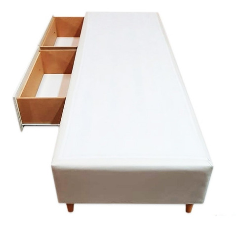 Base Sommier 80x190 Box Cama 1 Plaza 2 Cajones Entrega S/c*