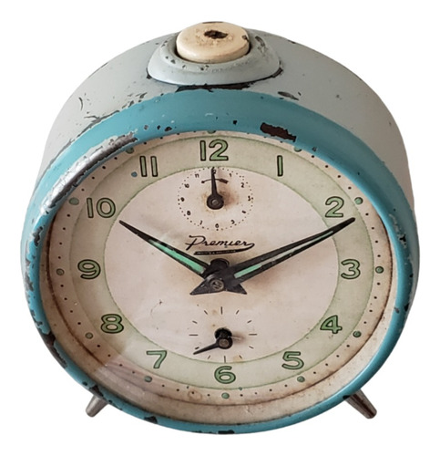 Reloj Despertador Antiguo Premier (para Coleccionistas)