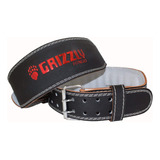 Grizzly Fitness Cinturon De Entrenamiento Acolchado De 4 Pul