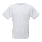 Camisa Branca Lisa Em Poliéster  P/ Sublimação - 15 Unidades